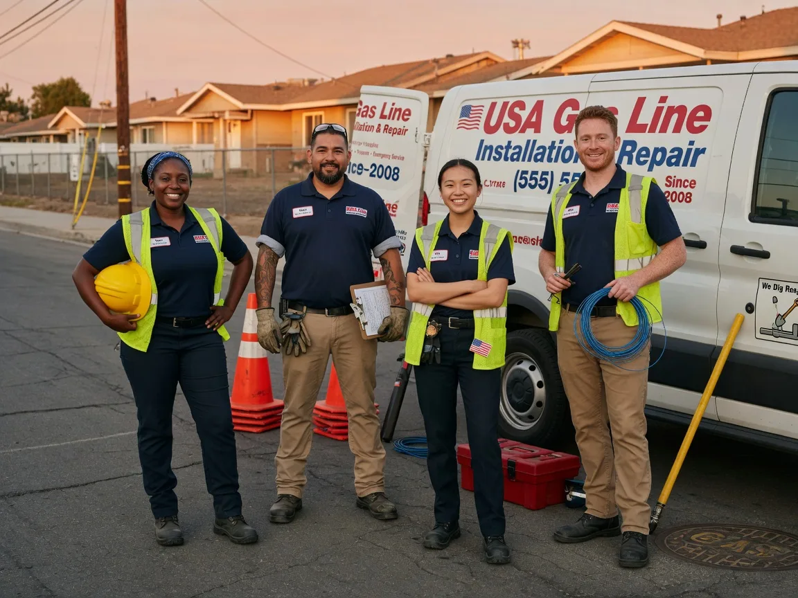 Gas Line Installation company in Leakesville, MS
